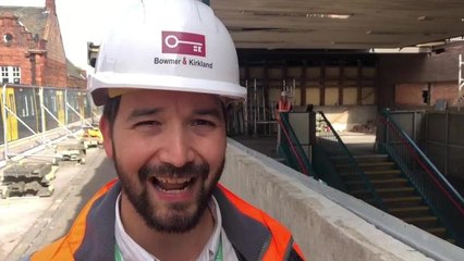 Work begins on demolishing South Shields's former Metro station