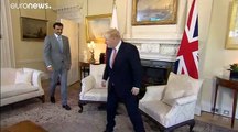 رئيس الحكومة البريطانية وأمير قطر يناقشان في لندن الهجمات على 