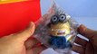 Minion Tim Giggling Despicable Me 2 McDonalds Happy Meal Toy - Unboxing Demo Review