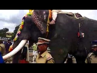 നവരാത്രി ഘോഷയാത്രയ്ക്ക് പ്രാവച്ചമ്പലത്ത് നല്‍കിയ സ്വീകരണം