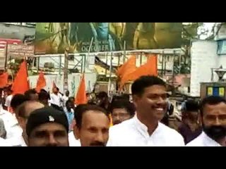 ശബരിമല യുവതിപ്രവേശം: കൂറ്റന്‍ പ്രകടനവുമായി ശിവസേന