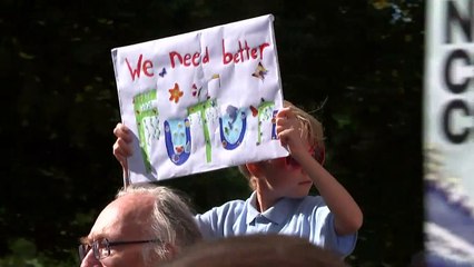Climate protesters gather in Bristol