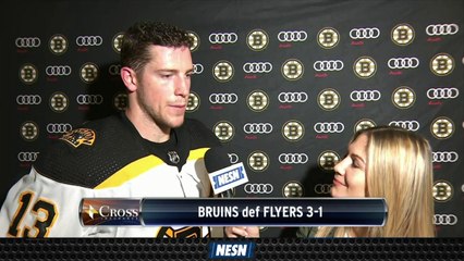 Bruins Top Flyers In Preseason Action, Charlie Coyle Reacts
