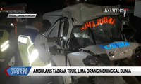 Ambulans Tabrak Truk, 5 Orang Meninggal Dunia