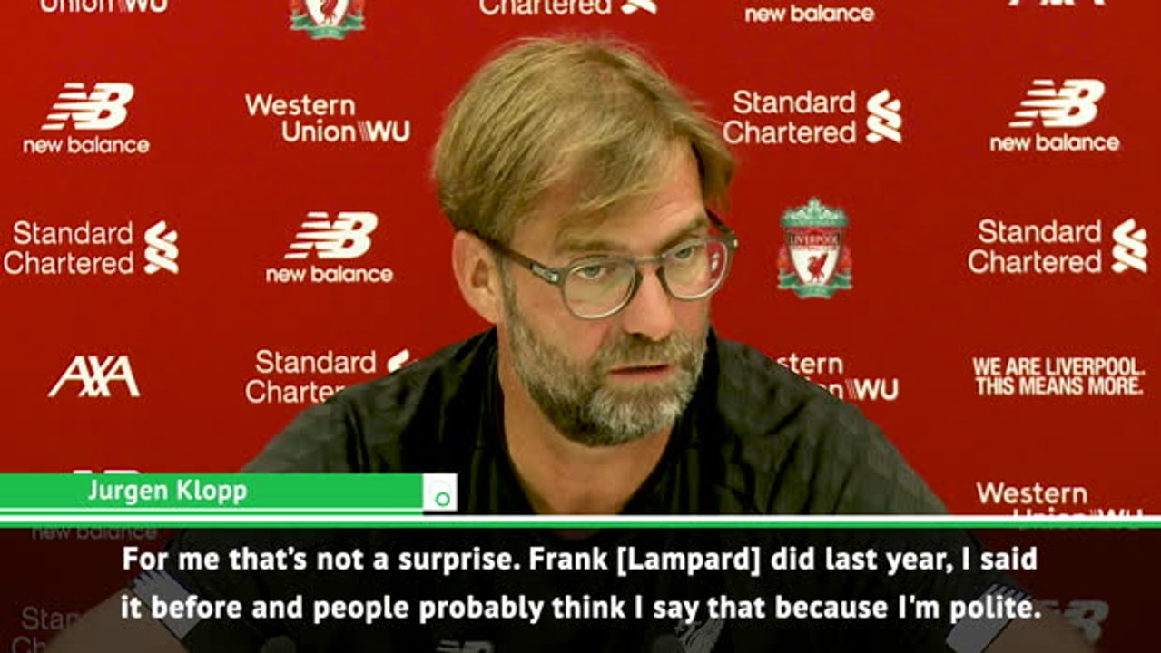 Klopp loves Lampard and Lampard loves Klopp