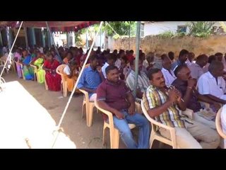 ADMK person occupied temple property people fasting