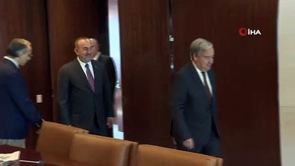 - Dışişleri Bakanı Çavuşoğlu, BM Genel Sekreteri Guterres ile görüştü