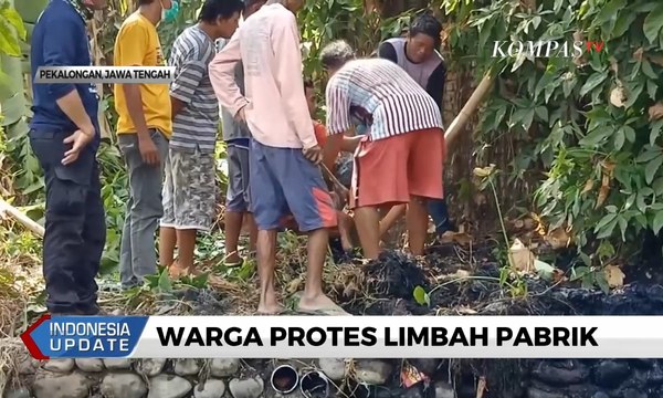 Limbah Pabrik Cemari Lingkungan Sungai
