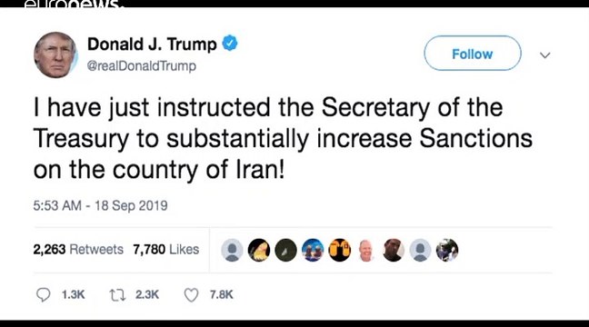 ترامب: فرضتُ على إيران عقوبات جديدة هي الأقسى على الأطلاق ضد أي دولة