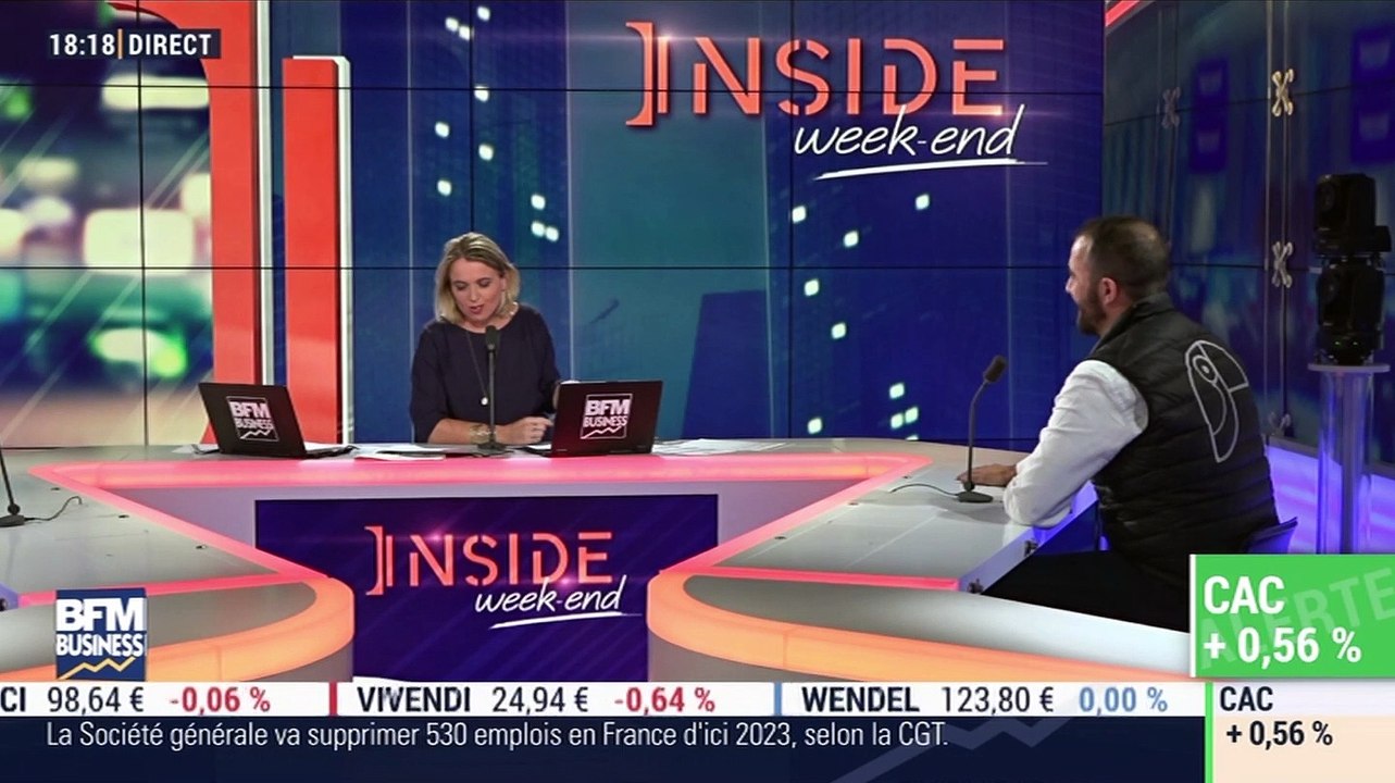 Emmanuel Macron suit ses dossiers avec Toucan Toco - 20/09