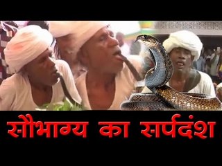 सौभाग्य का सर्पदंश Bizarre! Devotees receive snakebites to bring good fortune