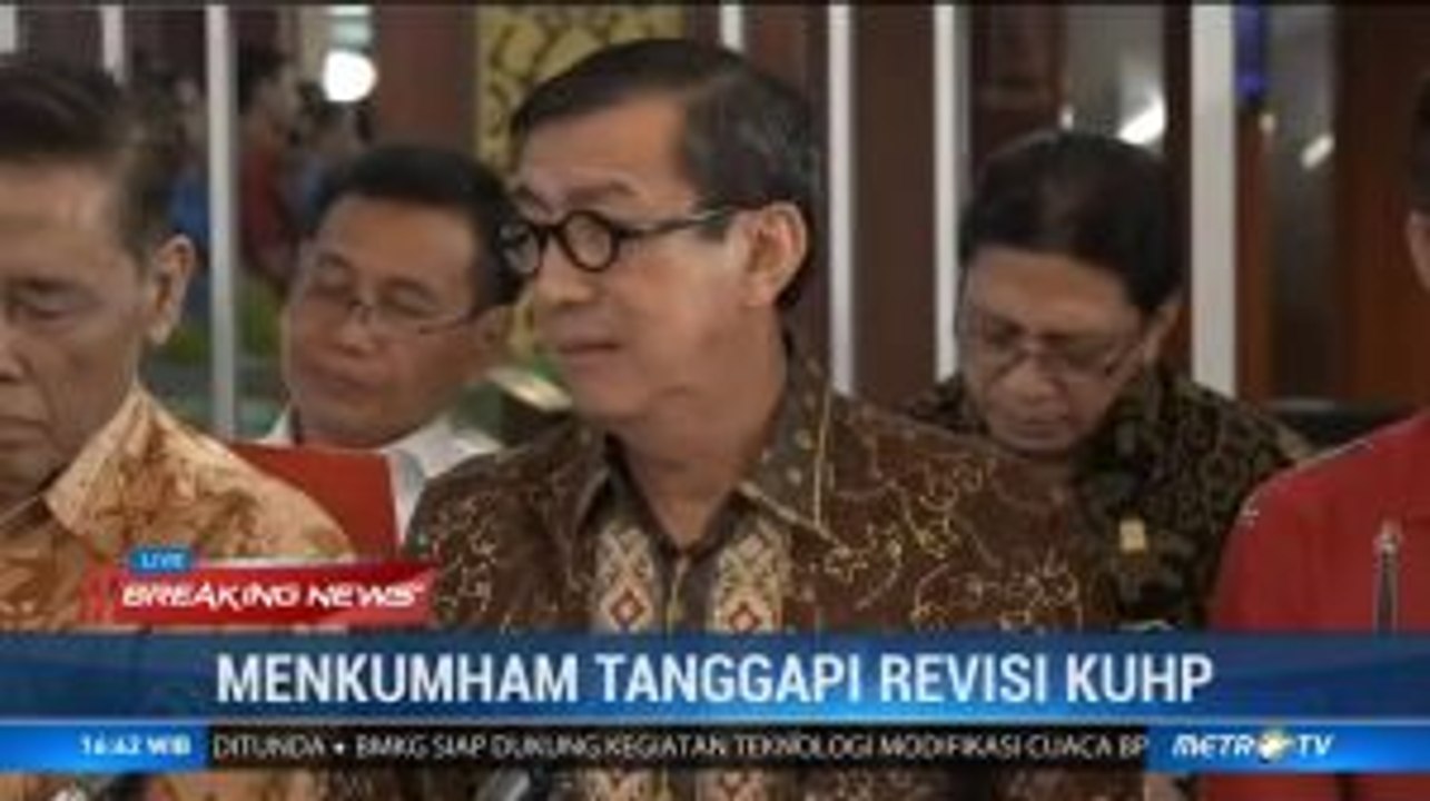 Menkumham Tanggapi Revisi KUHP