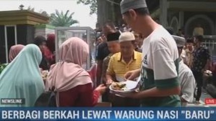 Berbagi Berkah Lewat Warung Nasi Seribu Rupiah