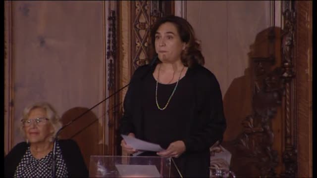 Colau recuerda a Quim Forn en el acto institucional de las fiestas de la Mercè