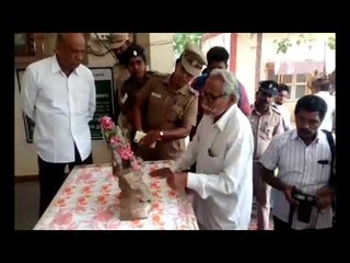 பழங்கால அம்மன் சிலை மீட்பு - கரூரில் பரபரப்பு