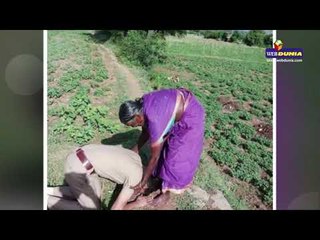 தாயின் காலில் விழுந்து ஆசிர் வாதம் வாங்கிய அன்புமகன்