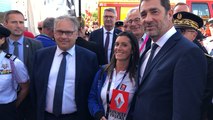Visite ministre de l’Intérieur au congrès national des pompiers de France