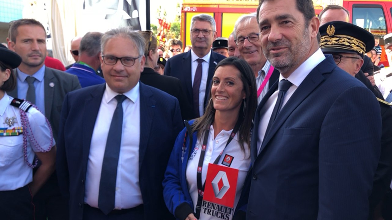 Visite ministre de l’Intérieur au congrès national des pompiers de France