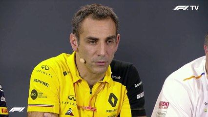 F1 2019 Singapore GP - Friday (Team Principals) Conference