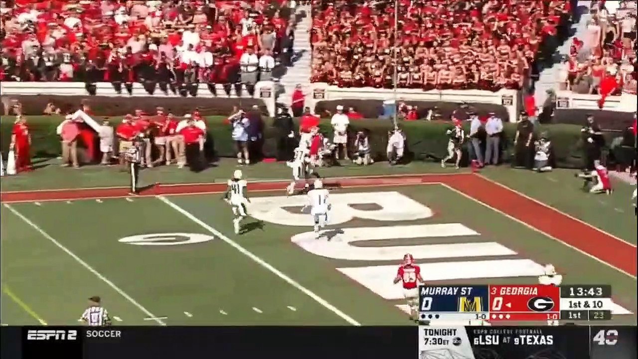 Jake Fromm vs Murray St 2019