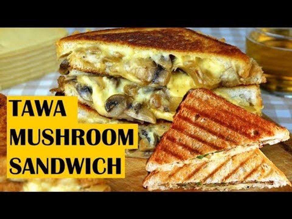 சுவையான மஷ்ரூம் பிரெட் சாண்ட்விச் செய்ய..!!  | mushroom sandwich recipe |