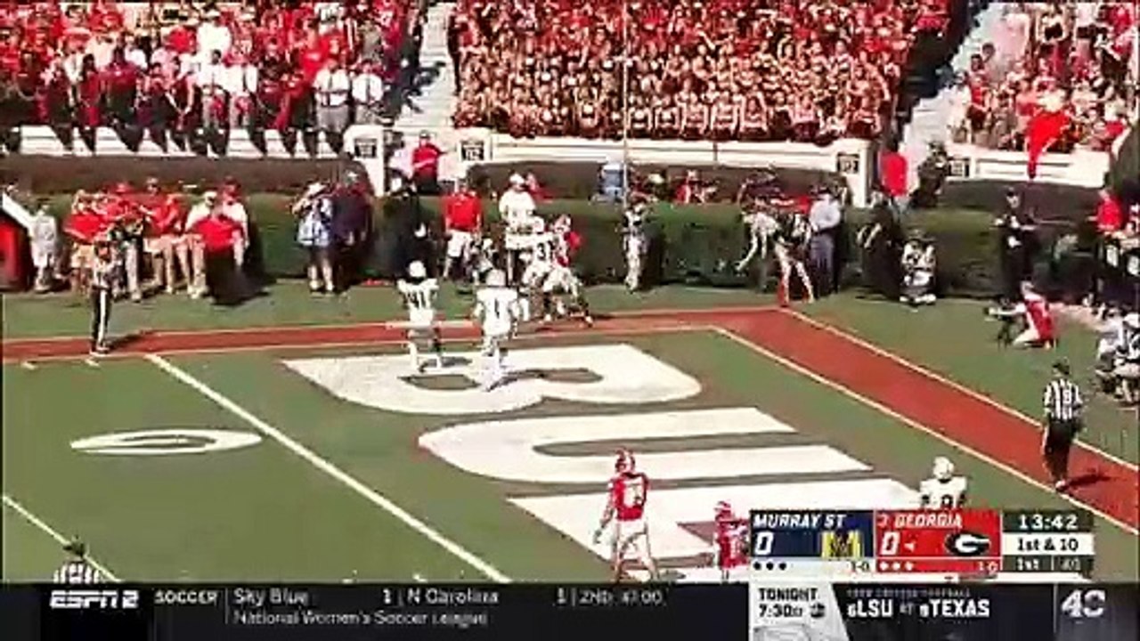D'Andre Swift vs Murray St 2019
