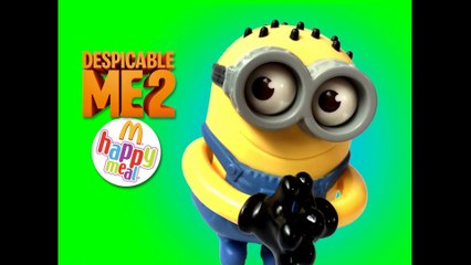 Download Video: Minions Despicable Me 2 Tom Googly Eyes Grabber McDonalds Happy Meal Toy Unboxing Demo Review