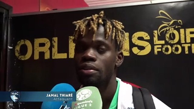 Après Orléans - HAC (2-2), réaction de Jamal Thiaré