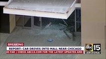 Car reportedly drives into mall near Chicago