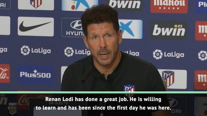 Descargar video: Simeone delighted with new signing Lodi's progress