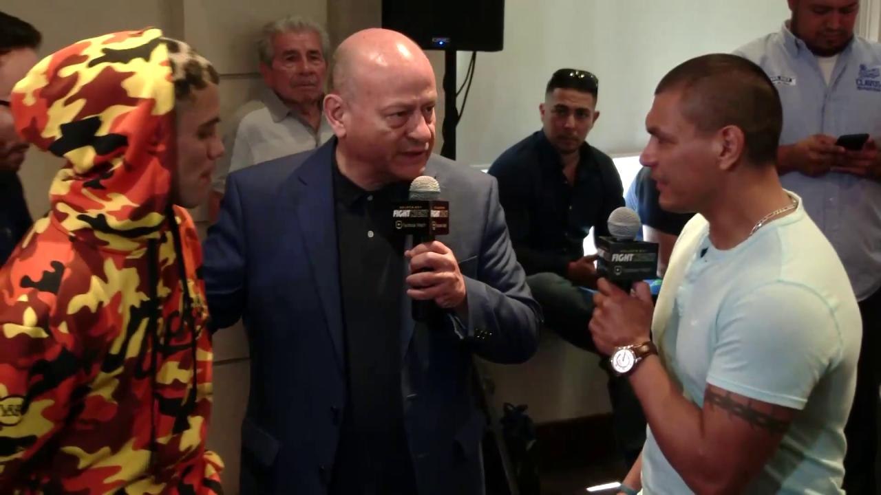 Post Weigh in Interview JoJo Diaz