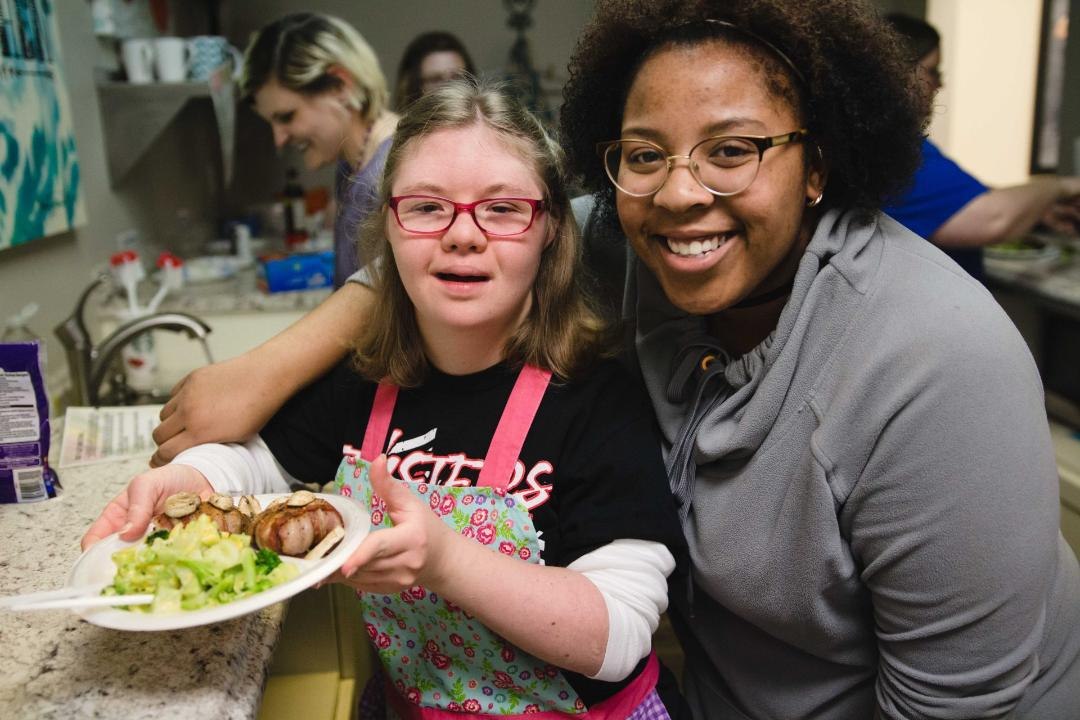 Volunteer Program Helps Oklahoma Teens and Adults with Down Syndrome Learn Cooking Skills