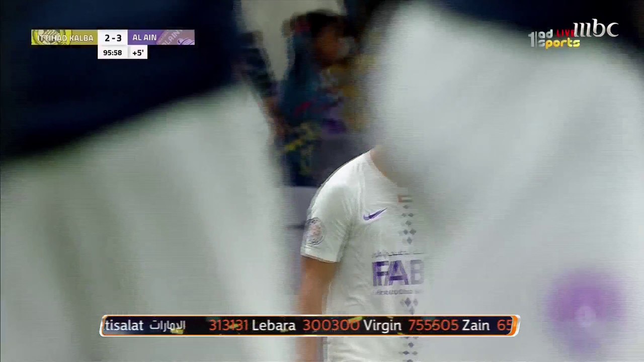 العين يفوز في الوقت القاتل على اتحاد كلباء في د...