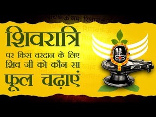 शिवरात्रि पर किस वरदान के लिए शिव जी को कौन सा फूल चढ़ाएं