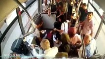 Otobüs şoförü yolcularla birlikte hastayı acile yetiştirdi