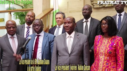 visite de travail du vice président de la banque mondiale