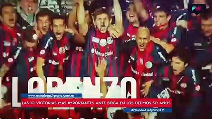 Siete saludos, siete goles a Boca