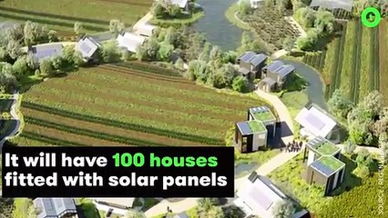 This futuristic village will be 100% ecological and self-sufficient
