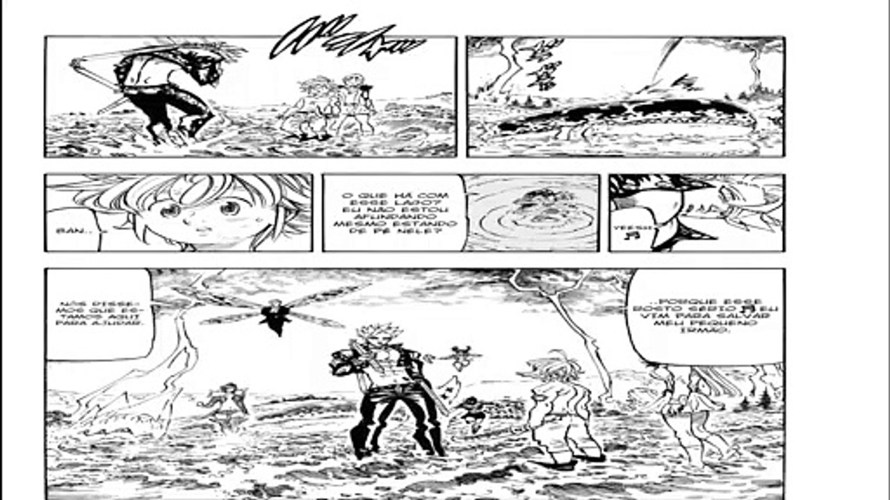 Nanatsu no taizai manga portugues capitulo#321 o desperta do rei dos demnios