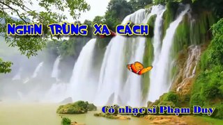 [Karaoke] NGHÌN TRÙNG XA CÁCH - Phạm Duy