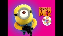 Minions Despicable Me 2 Stuart Light Up Grabber McDonalds Happy Meal Toy Unboxing Demo Review