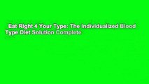 Eat Right 4 Your Type: The Individualized Blood Type Diet Solution Complete