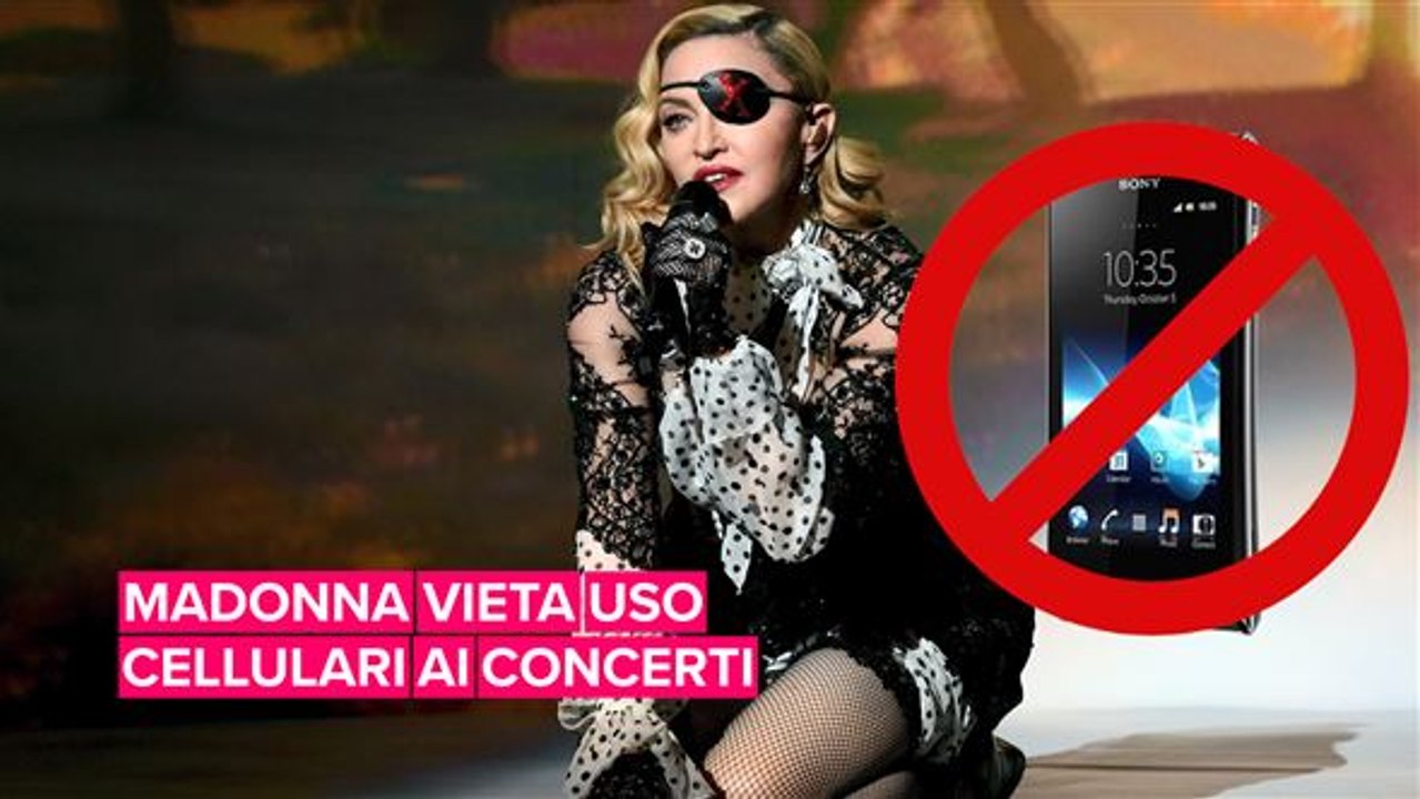 Madame X tour: Madonna dice no ai cellulari