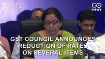 GST Council Announces Rate Cuts On Several Items