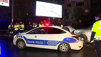 Beşiktaş'ta trafik kazası: 1 yaralı