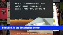 [FREE] Basic Principles of Curriculum and Instruction