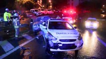 Otomobil, kazaya müdahale eden polis aracına çarptı- 1 yaralı - İstanbul haberleri