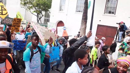 Thousands march in Cape Town during global climate strike