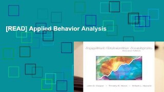 [READ] Applied Behavior Analysis