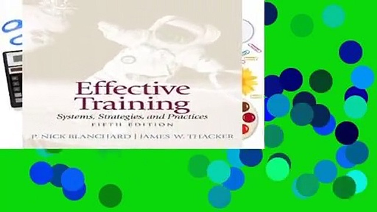 [READ] Effective Training